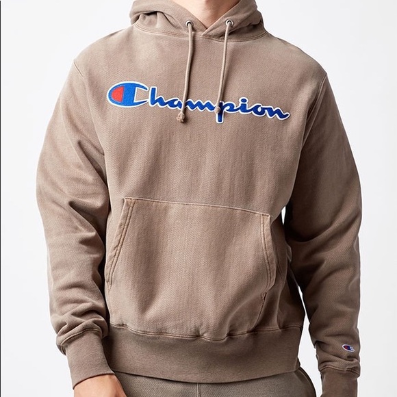 pigment dyed hoodie champion